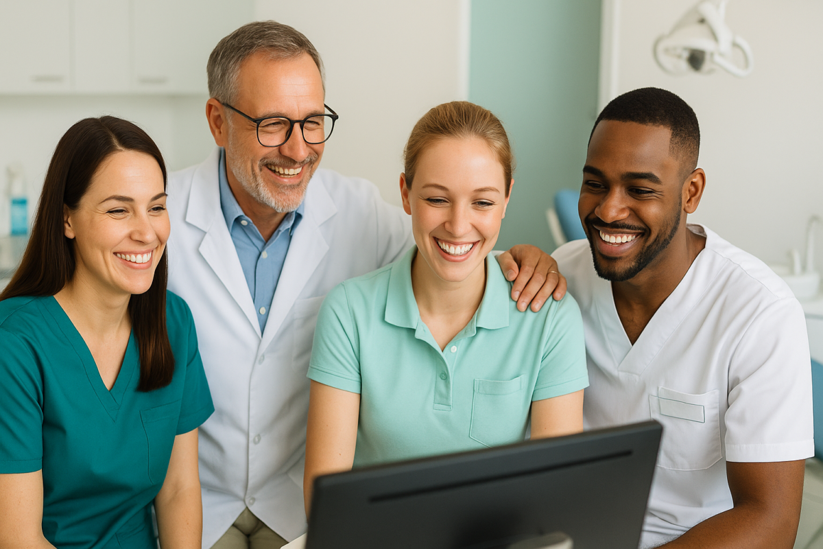 Teamarbeit in der Zahnarztpraxis